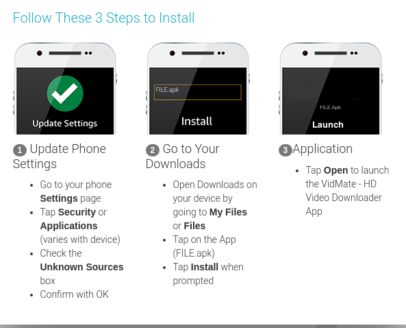 guide how to install apk file on android device