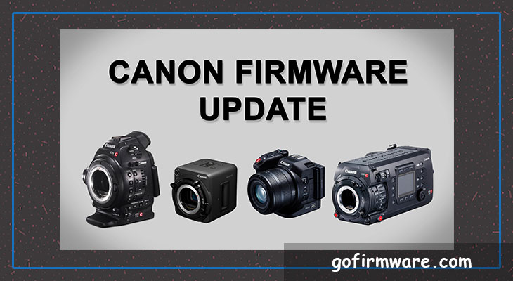 Download Cannon firmware and drivers