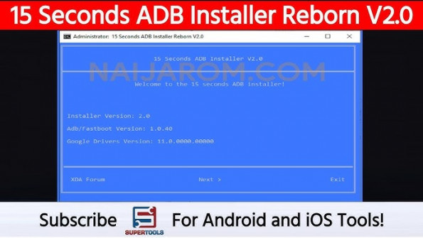 15 seconds adb installer reborn v2 0 firmware -  updated May 2024