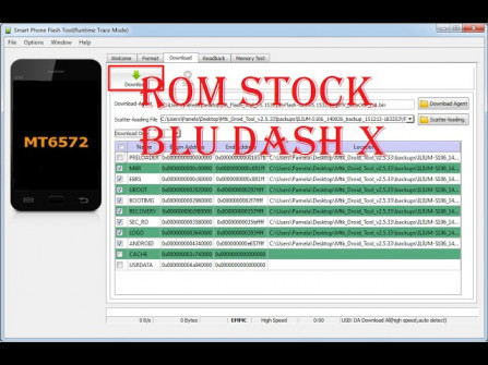 Blu dash x d010u firmware -  updated May 2024