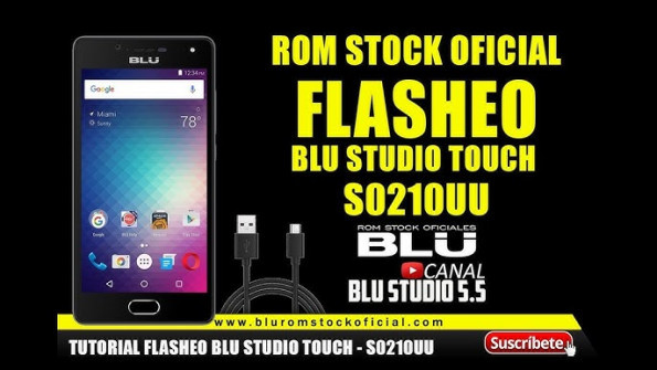Blu studio touch firmware -  updated April 2024