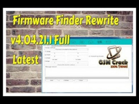 Firmware finder rewrite v4 04 21 1 firmware -  updated May 2024
