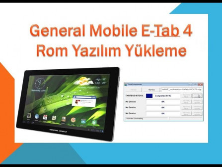 General mobile e tab 4 mehmet tab4 firmware -  updated April 2024