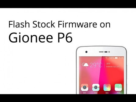 Gionee pioneer p6 firmware -  updated May 2024