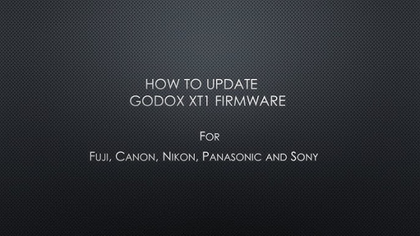 Godox x1ts firmware -  updated May 2024