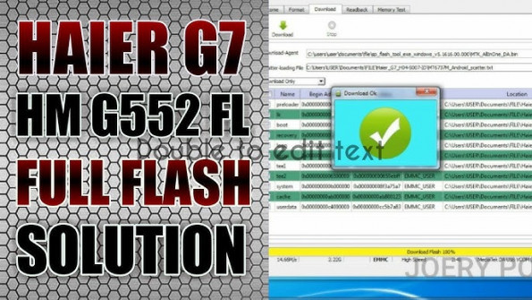 Haier g7 hm g552 fl firmware -  updated April 2024