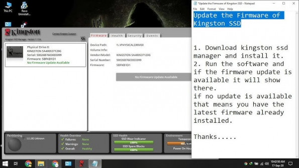 kingston ssd firmware update tool