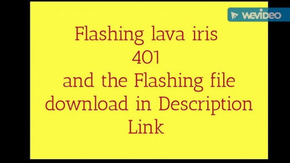 Lava iris 401 firmware -  updated May 2024