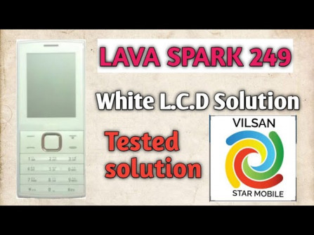 Lava Spark 249 Firmware Updated October 2023