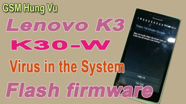 Lenovo k3w firmware -  updated May 2024