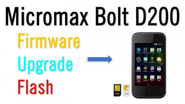 Micromax bolt d200 firmware -  updated April 2024