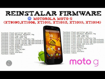 Motorola moto g 1st gen falcon cdma xt1031 firmware -  updated March 2024