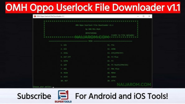 Omh oppo userlock file downloader v1 1 firmware -  updated May 2024 | page 1 
