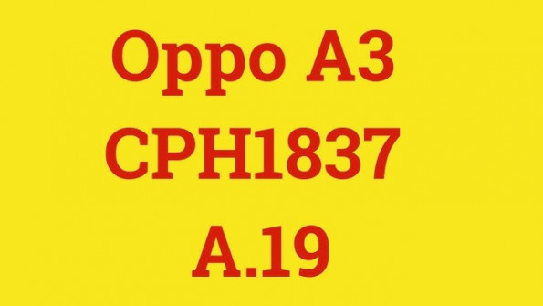 Oppo cph1837 firmware -  updated May 2024 | page 1 