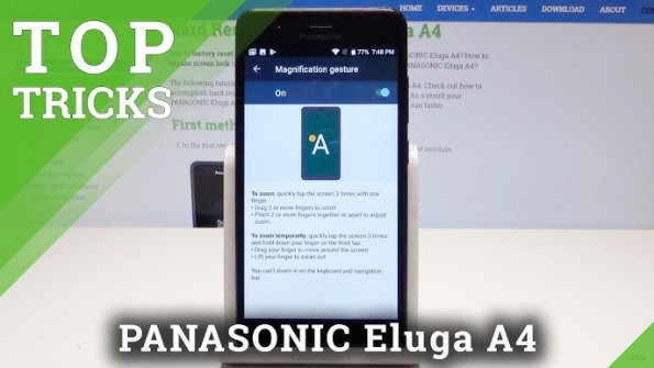 Panasonic eluga a4 firmware -  updated April 2024