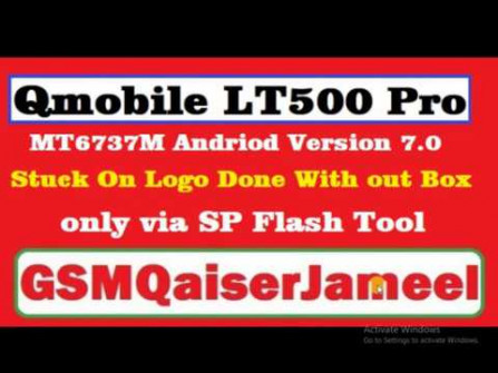 Qmobile lt500 pro firmware -  updated April 2024