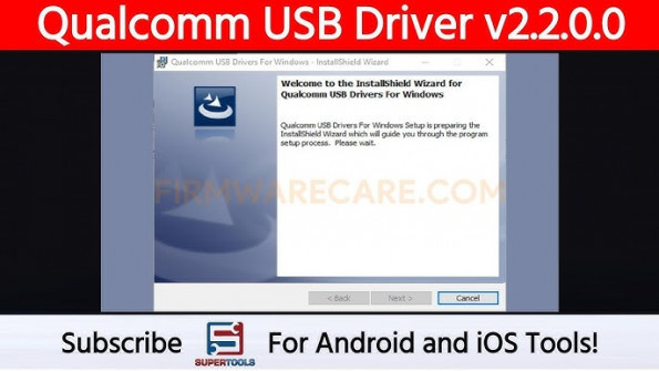 Qualcomm usb driver v2 2 0 firmware - updated January 2021