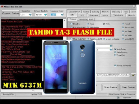 Tambo ta 3 firmware -  updated March 2024