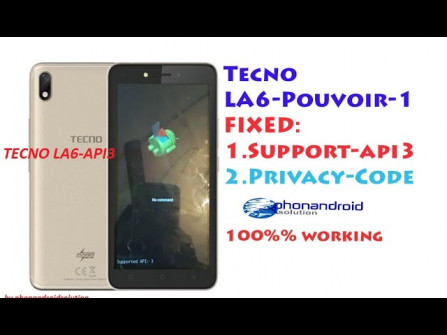 Tecno pouvoir 1 la6 firmware -  updated April 2024
