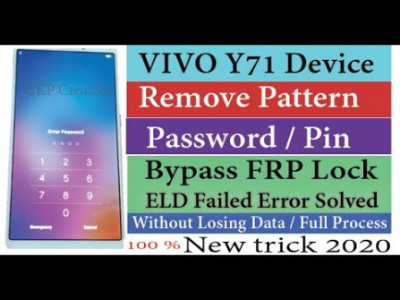 Vivo y71 user lock removal firmware -  updated May 2024