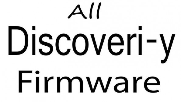 Discoveri y d3 firmware -  updated May 2024