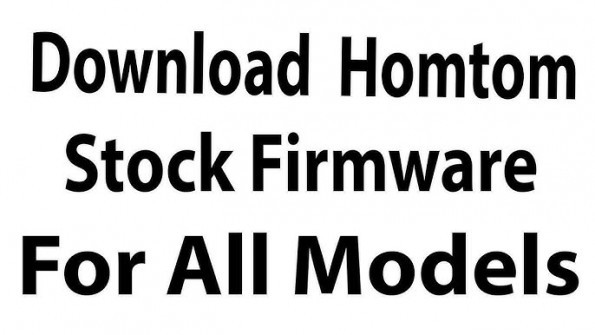 Homtom ht30 firmware -  updated May 2024