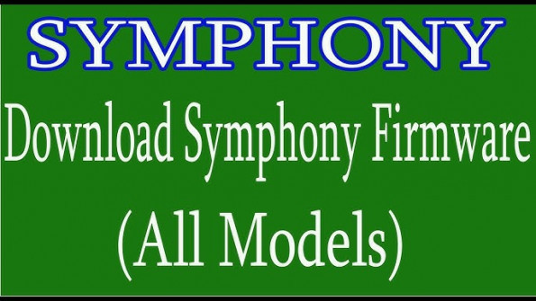 Symphony w30 firmware -  updated May 2024